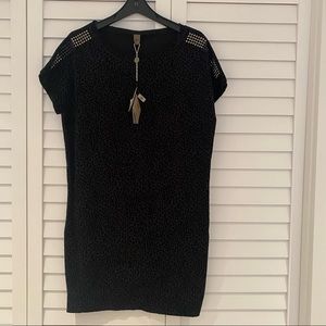 Jijil Black Studded Tunic Dress IT 40
